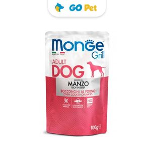 Monge Canine Grill Res Pouch 100 Gr