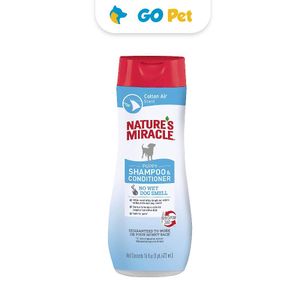 Natures Miracle Shampoo para Cachorro & Acondicionador 473 Ml