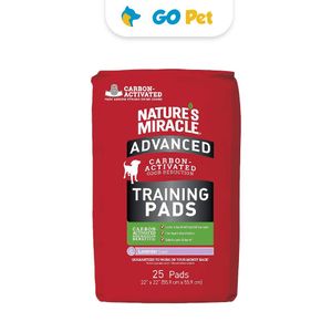 Natures Miracle Advanced Pads de Entrenamiento con Carbón Activado x 25 Und