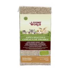 Living World Viruta de Alamo 100% Natural - Sustrato - Bolsa de 20 L