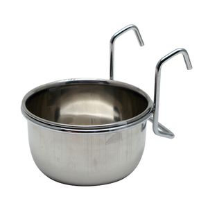 Living World Plato de Acero Inoxidable para Conejos, cuyes, Erizos y Hurones - 10 Oz