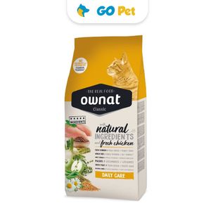 Ownat Classic Cat Cuidado Diario 1.5 Kg - Gato Adulto - Pollo - Vencimiento 23.01.2025