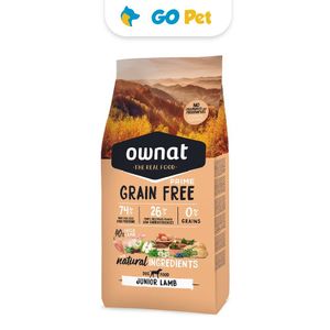 Ownat Prime GF Junior Cordero 3 Kg - Cachorro - Libre de Granos