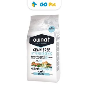 Ownat GF Hipoalergénico Salmón 3 Kg - Adulto Todas las Razas - Libre de Granos