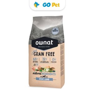 Ownat Just GF Adulto Cordero 3 Kg - Adulto Todas las Razas - Libre de Granos