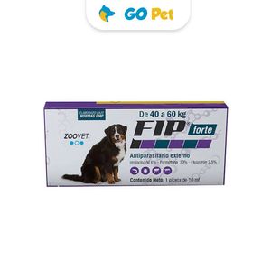 FIP Forte de 40 kg a 60 Kg x 1 Pipeta - Antipulgas para Perros