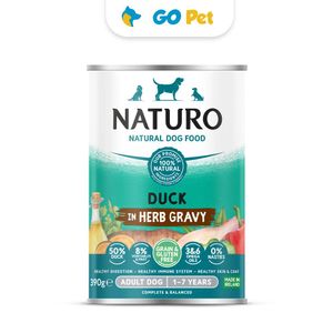 Naturo Perro Adulto Pato con Frutas y Vegetales - Libre de Gluten y Granos 390 gr