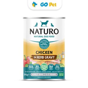 Naturo Perro Adulto Pollo con Frutas y Vegetales - Libre de Gluten y Granos 390 gr