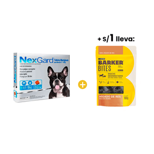 Nexgard 28.3 mg Perros (4.1 Kg a 10 Kg) x 3 Tabletas