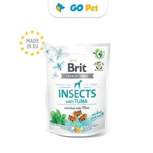 Brit Crunchy Snack Insects with Tuna 200 Gr - Snack para Perros
