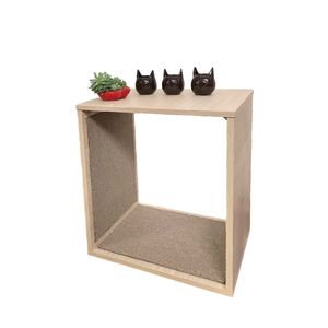 The Cat Design Mesa Rascadora de Melamine Beige