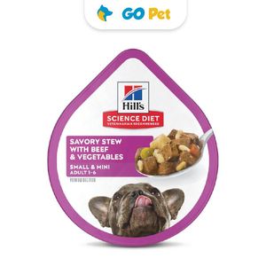 Hills SD Canine Adult Small & Mini Carne y Vegetales(Estofado) Bandeja 99 Gr - Adulto