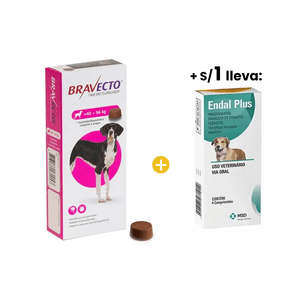 Bravecto Antipulgas para Perro Masticable 40 - 56 Kg