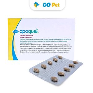 Apoquel NUEVO Masticable 5.4 mg - Perros de 9 a 13.5 Kg x 20 Tabletas