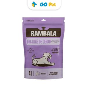 Rambala Treats Orejas de Cerdo - Bolsa x 4 und