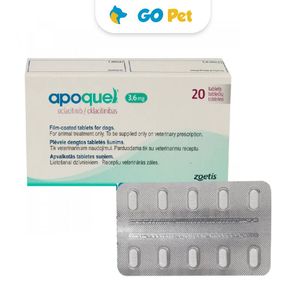 Apoquel 3.6 mg - Perros de 3 a 8.9 Kg x 20 Tabletas