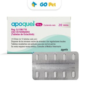 Apoquel 16.0 mg - Perros de 27 a 39.9 Kg x 20 Tabletas