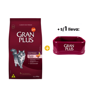 Gran Plus Gato Adulto Castrado Salmon & Arroz 10 Kg