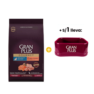 Gran Plus Gourmet Gato Adulto Castrado Salmón & Pollo 10 Kg