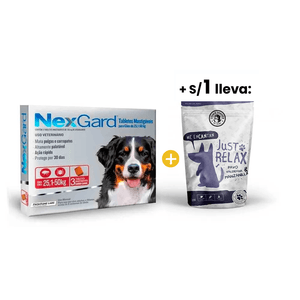 Nexgard 136 mg Perros (25.1 Kg a 50 Kg) x 3 Tabletas