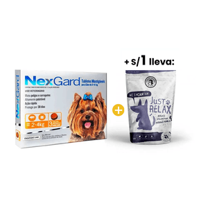 Nexgard 11.3 mg Perros (2 Kg a 4 Kg) x 3 Tabletas