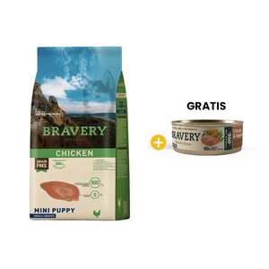 Bravery Chicken Mini Puppy Small Breeds - Cachorro Pollo Raza Pequeña y Mini 7 kg