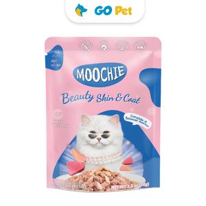 Moochie Cat Benefits Beauty Skin & Coat Pouch 70 Gr - Belleza Piel y Pelo - Atún