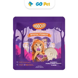 Moochie Chicken & Purple Sweet Potato 15 Gr x 25 Und - Snack para Gato Sabor Pollo y Camote