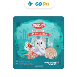 Moochie Tuna & Lobster 15 Gr x 25 Und - Snack para Gato Sabor Atún y Langosta