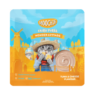 Moochie Tuna & Cheese 15 Gr x 25 Und - Snack para Gato Sabor Atún y Queso