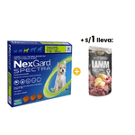 Nexgard Spectra M -7.5-15 Kg- x 3 Tabletas + 1sol Belcando Cordero con Papas y Arandanos Pouch 125 Gr.png