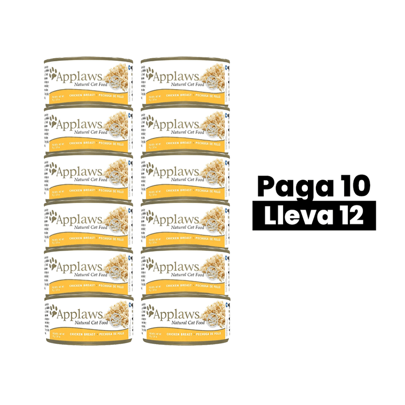 Applaws Pechuga de Pollo x 70 Gr x10 latas +2 GRATIS.png