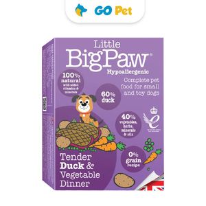 Little Big Paw Comida de Pato Tierno y Verduras 150 Gr - Vencimiento 28.02.2025