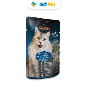 Leonardo Trucha y Catnip Pouch 85 Gr - Gato Adulto