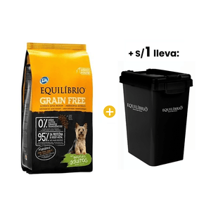 Equilibrio Grain Free Adult Dog Small Breeds - Libre de Granos - Adulto Razas Pequeñas 7.5 Kg