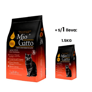 Mio Gatto Super Premium Adulto Gatos Esterilizados 7 Kg