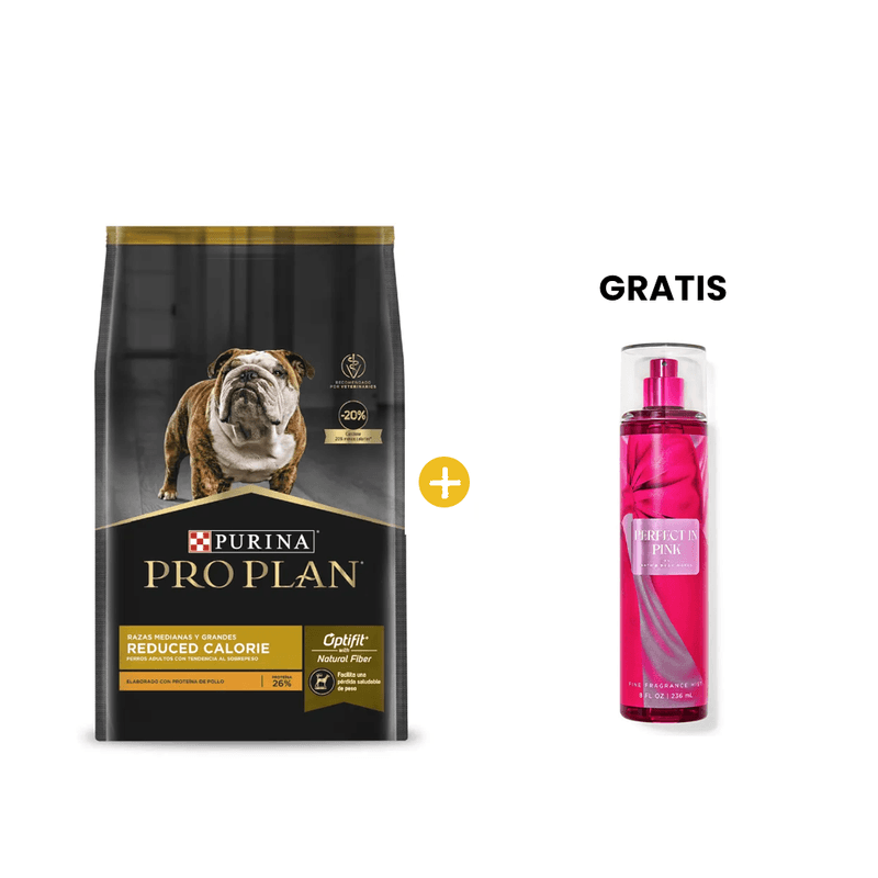Pro Plan Adult Reduced Calories 15 Kg - Adulto Raza MedGrande Bajo en Calorias + GRATIS Perfume Pro Pl.png