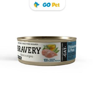 Bravery Chicken & Peas Adult Cat Wet Food 70 Gr - Gato Adulto - Pollo