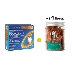 Nexgard Spectra XS (2-3.5 Kg) x 3 Tabletas