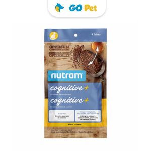 Nutram Cognitive + Kitten 14 Gr x 4 Tubos - Vencimiento 15.06.2025