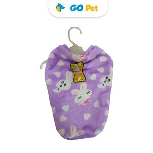 Accecan Ropa Felpa Diseño Conejo Lila
