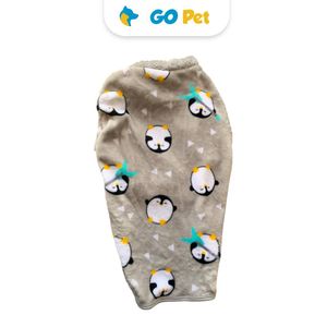 Accecan Ropa Felpa Diseño Pingüino Gris