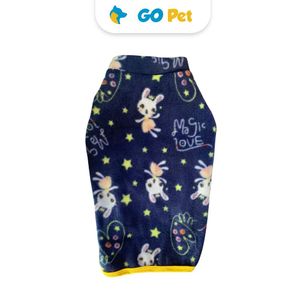 Accecan Ropa Polar Diseño Conejo Azul