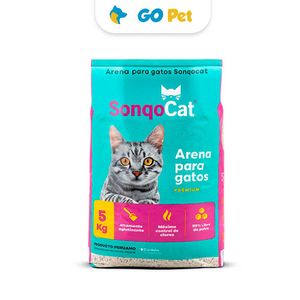 Arena Granulada Sonqo Cat con Carbón 5 Kg