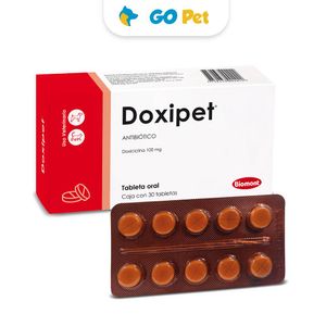 Doxipet 100 Mg x 1 Blister(10 Und) - Antibiótico para Perros y Gatos