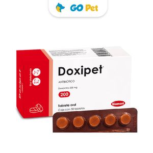 Doxipet 200 Mg x 1 Blister(5 Und) - Antibiótico para Perros y Gatos