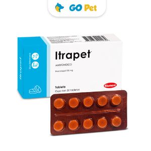 Itrapet x 1 Blister(10 Und) - Antimicótico/antifúngico para Perros y Gatos