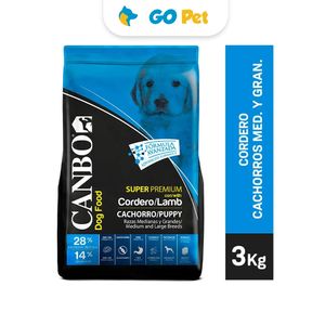 Canbo Cordero Cachorro Razas Medianas y Grandes 3 Kg