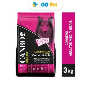 Canbo Cordero Adulto Razas Medianas y Grandes 3 Kg