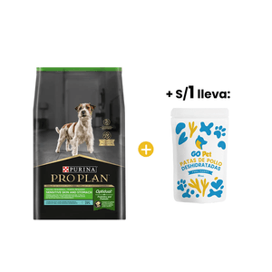 Pro Plan Sensitive Skin and Stomach 3 kg - Pavo Adultos Razas Pequeñas